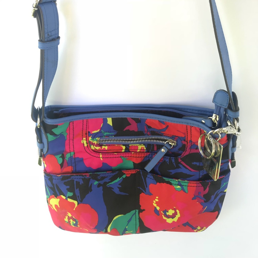 Tyler Rodan Floral Purse with Vivid Colors